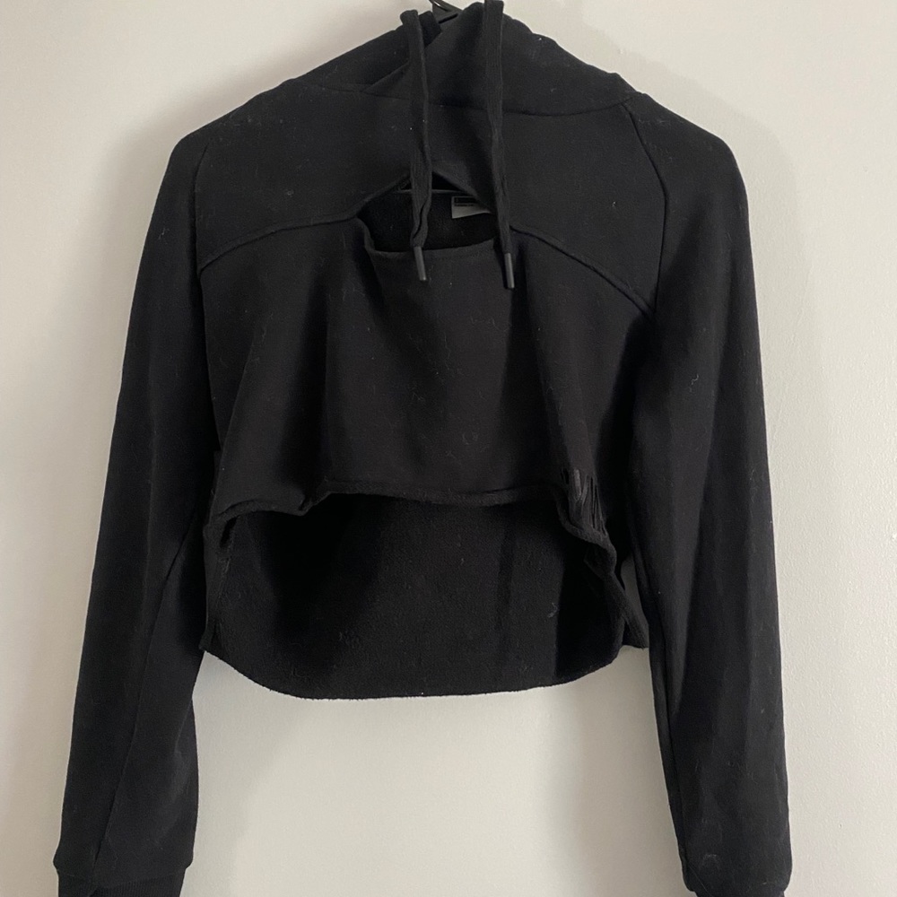 Gymshark Raw Edge Crop Hoodie